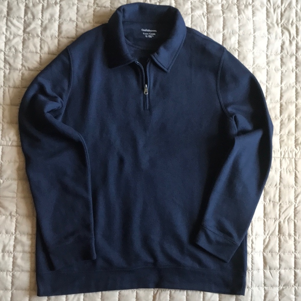 Croft & Barrow Men's Blue Sweater Pull-Over